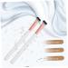 Gogogmee 3pcs Fish Tail Brush Makeup Brush for Women Nose Brush Makeup Brushes Contour Brush Aluminum Tube 18.50X1.00X1.00CM As Shown - Buy Online on GoSupps.com