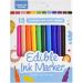 Edible Food Pens 12-Colors Edible Food Colouring Pens Single Tip Design Edible Coloring Pens Food Coloring Markers for Cakes Cookies Fondant Desserts Easter Eggs - Buy Online on GoSupps.com