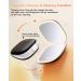 Benbilry Rechargeable Compact Makeup Mirror with Lights and 1X/10X Magnification | Dimmable Double Light Strip | 3 Light Colors | Portable Travel Mirror for Women, Black - Buy Online on GoSupps.com