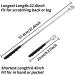 Premium Telescopic Back Scratcher - Stainless Steel Hand Massager with Rubber Grip - Perfect for Itchy Spots - International Shipping Available - Buy Online on GoSupps.com