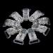 Pack of 10 Clear Plastic Clips - Multifunctional Pacifier Holders | 39 x 16 mm | International Shipping Available - Buy Online on GoSupps.com