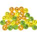 Fruit Flavor Sour Faces Bubblegum Buttons - Gummy Taste (500g) - Buy Online on GoSupps.com
