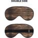 Rustic Old Barn Wood Print Unisex Sleep Mask - Double-Sided Eye Mask for Sound Sleep & Skin Care - Buy Online on GoSupps.com