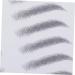 MAGICLULU 6 Pcs 3d Eyebrow Stickers 3d Brow Stickers Eyebrow Hair Natural Eyebrow Sticker 6d Tool Water Proof ze006x3pcs Blackx3pcs - Buy Online on GoSupps.com