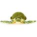 Zappi Co 100% Recycled Plush Green Sea Turtle Toy - Eco-Friendly Stuffed Animal Collection for Newborns (30cm) - Buy Online on GoSupps.com