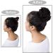 Synthetic Hair Bun Scrunchie Chignon Updo Extension - Natural Black 25g - Buy Online on GoSupps.com