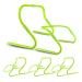 CAIKEI Agility Speed Hurdles Upgraded Training Hurdles Adjustable Height,Ultra Durable All-in-One Speed Hurdles with Carrying Handle, 6 Pack Green