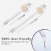YOLETO Back Scrubber for Shower - Adjustable Long Handle, Soft Bristles - Exfoliating Dry Brush for Women, Elderly, Kids - White - Buy Online on GoSupps.com