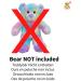 Unicorn Rainbow Teddy Bear Pyjamas - 16/40cm - Teddy Bear Clothes - Buy Online on GoSupps.com
