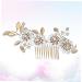 Housoutil Rhinestone Hair Side Comb Hair Rhinestones Bridal Hair Clip Rhinestone Bridal Side Combs Floral Vintage Hair Bridal Shower Headpiece Hair Pin Bride Wedding Crystal Flower - Buy Online on GoSupps.com