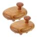 Tovinanna 2 pieces massage brush wood massage tool wood body massage device Manual scalp massage devices wood massage tool for the back small comb wooden comb for