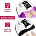 Professional UV LED Nail Lamp - 280W Gel Polish Dryer with Auto Sensor, 66 LEDs, Portable Handle - Nail Art Tools - Buy Online on GoSupps.com