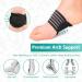Compression Arch Support Sleeves for Plantar Fasciitis Relief - Orthotic Brace for Fallen Arches - 1 Pair - Buy Online on GoSupps.com