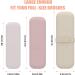 Frimon Travel Makeup Brush Holder - Silicone Anti-Fall Organizer Case for Women - Large Khaki Cosmetic Brush Bag - Buy Online on GoSupps.com