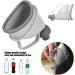 Outdoor Urinal Practical Pee Funnel Unisex ABS + Latex Easy for Outdoor Travel for Car - Buy Online on GoSupps.com