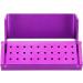 30 Holes Aluminum Disinfection Box Case for Dental Burs | Autoclavable Dentist Tool (Purple) - Buy Online Now! - Buy Online on GoSupps.com