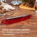 Premium Straight Edge Razor for Men | Stabilizer-Free Barber Razor with Acrylic Handle | Best Shaving Safety Razor for Grooming - Buy Online on GoSupps.com