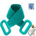 Silicone Body Scrubber Bath Shower Towel Back Cleaning Shower Strap Silicone Body Brush  Body Wash Silicone Scrubber Belt for Men Women  Easy to Clean(Green) 85cm Green