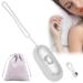wimony Sleep Aids Device Handheld Calming Sleep Aid Device Microcurrent Sleep Aid for Calm Carry for Anxiety USB Rechargeable for Adults Relieve Insomnia Relieve Stress (Silver) White