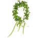 Holibanna St. Patricks Day Irish Shamrock Headband Flower Crown Clovers Headband St. Patricks Day Accessories Green Garland Clovers Garland Party Accessories Fairy Accessories