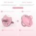 Set of 3 Silicone Pacifier Holder Case with Pacifier & Teether - Pink | Baby Girl Pacifier Pouch for Strollers, Diaper Bags, Home & Travel - Buy Online on GoSupps.com