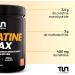 CREATINE MAX | Pure Creatine Monohydrate Powder | Enriched with Betaine and Maltodextrin | Muscle Performance Booster | No Additives | Pre Workout | Watermelon Flavor | 300g | TLN - Buy Online on GoSupps.com