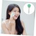 POPETPOP Face Brush Oil Cleanser for Face Facial Cleansing Brush Hard Skin Face Brush Face Cleansing Brush Face Cleaning Brush Silica Handheld Brush Green 15.3x5.2cm - Buy Online on GoSupps.com