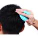 Verdant Touch Hair Scrubber - Shampoo Scalp Massager Brush for Shower | Blue Hair Washing Massage Comb - International Shipping - Buy Online on GoSupps.com