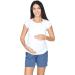 Maternity Shorts Pants Trousers with Over Bump Panel - Mija 1047 S Jeans - Buy Online on GoSupps.com