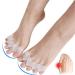 XUEQI 1 pair Silicone Bunion Corrector Toe Separators Toe Spacers Toe Straightener Toe Stretcher Big Toe