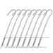 Cyiou 8 pieces incense hook stainless steel meat hook l fish smoked hooks There are two hooks reusable for grilled fish grilling smoked fish