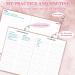 Fitness Planner: A5 Hardcover Workout Journal for Women & Men - Track Weight Loss, Gym Progress & Daily Health - Rose - Buy Online on GoSupps.com