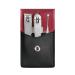 Manicure Set Nail Clippers Pedicure and Nail Tool Set Travel Manicure Tools 3 in 1 Stainless Steel Manicure Set Professional Nail Clippers Nail Care Manicure Nail Clippers Kit (Color : A)