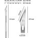 Jetmore 10 Pack Stainless Steel Exacto Knife Set - Sharp Precision Hobby Craft Kit for Pumpkin Carving, DIY Art, Cutting, Stencil - Silver - Buy Online on GoSupps.com