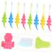 CLISPEED 32 Pcs Crocodile Toothbrush Set - Small Head Decorative Toothbrushes for Kids | International Shipping Available - Buy Online on GoSupps.com