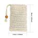 2 Pack Natural Sisal Soap Exfoliating Bag | Zero Waste Mesh Bar & Loofah Holder | Organic Soap Saver for Shower Bath - Buy Online on GoSupps.com