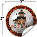 Haunted House Halloween Hot Cocoa Bomb Sticker Labels - 40 Circle Stickers by AmandaCreation - Buy Online on GoSupps.com
