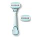 Dorco EVE5 Women's Razor - 5 Curved Blades with Flexible Moisture Bar - Buy Online on GoSupps.com