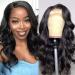 Body Wave 13x4 Lace Front Wigs Human Hair for Black Women HD Transparent Lace Frontal Wigs Human Hair Pre Plucked Glueless Wet and Wavy Lace Front Wig with Baby Hair 150% Density(18 Inch) 18 Inch Body Wave Lace Front Wig