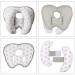 Adjustable Baby Neck Pillow - Cartoon U-Shaped Support for Car Seat & Stroller - White - Buy Online on GoSupps.com