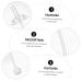 Buy Mikinona 4-Piece Silicone Straw Set for Baby Milk Bottles - Durable Long-Lasting Water Exit Straws for Easy Drinking | International Shipping Available - Buy Online on GoSupps.com