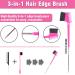 Leeven 5 Pcs Elastic Band for Wig Edges + Hair Edge Brush | Adjustable Lace Melt Bands for Lace Frontal Wigs | Edge Wrap Tool - Buy Online on GoSupps.com