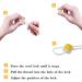 Rhsemi 100pcs Plastic Round Cord Locks Toggle Hole Spring Stop Fastener Spring Fastener Cord Lock Hole Round Toggle End for Backpacks Lanyard Clothes Shoes DIY Handmade(10 Colour) - Buy Online on GoSupps.com