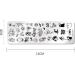 Yzdkj Halloween Nail Stamping Plates - Snowflake Pattern Nail Art - Stainless Steel Stencils for Festive Designs - International Shipping Available - Buy Online on GoSupps.com