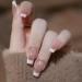 French Tip Nail Stamp Clear Silicone Stamping Kit - Soft Silicone Stamper with Jelly Scraper for Nail Art - Buy Online on GoSupps.com