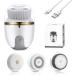 Facial Cleansing Brush 2 Modes Waterproof Electric Face Scrubber USB Rechargeable Exfoliating Face Brush Cleanser with 3 Heads for Exfoliating Cleansing Massaging - Buy Online on GoSupps.com