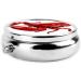 Shop Glutton Shrimps Round Pill Box - 3 Compartment Portable Travel Medicine Organizer | Decorative Mini Pocket Holder for Vitamins & Tablets - Buy Online on GoSupps.com
