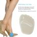 Thick Ball of Foot Pads 2 Pairs of Antislip Gel Metatarsal Pads