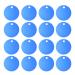 Milists 16 pieces stamp blank blank tags aluminum alloy round day with hole pets blank day traction rope trailer accessories for puppies pet diy request 3. 5cm/ 1. 4in (deep blue) dark blue