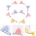 minkissy 10 Pairs Children's Hairpin Cosplay Hair Clips Hair Stuff for Girls Kawaii Ears Hair Clip Kids Hair Accessories Plush Cat Ear Hairpins Stainless Steel Girl Child Kitten Animal - Buy Online on GoSupps.com